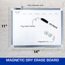 Magnetic Dry Erase Calendar Board, 11 x 14