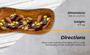 Olive Wood Wavy Decorative Bowl