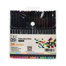 Fineliner Color Pen Set, 36 Colors