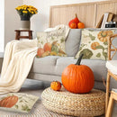 Fall Watercolor Throw Pillow Covers Set Of 4