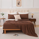 4-Piece Soft Cotton Blend Bedding Set Queen